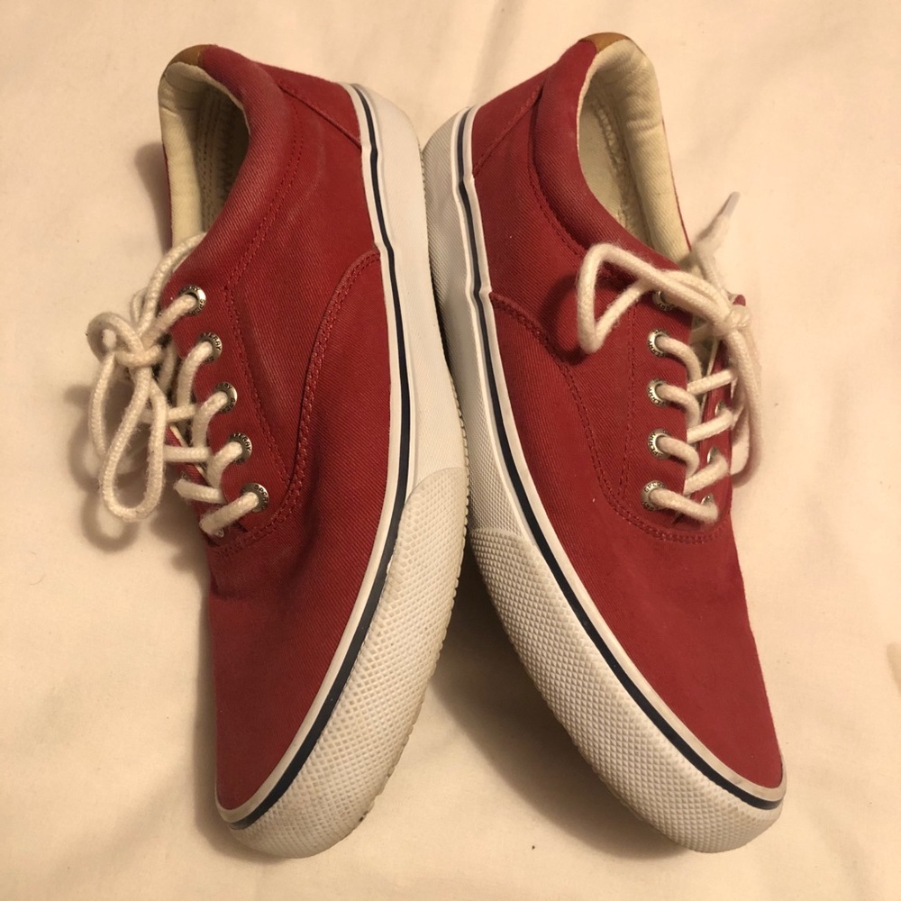 Sperry top sider red sneakers - Picture 8 of 9